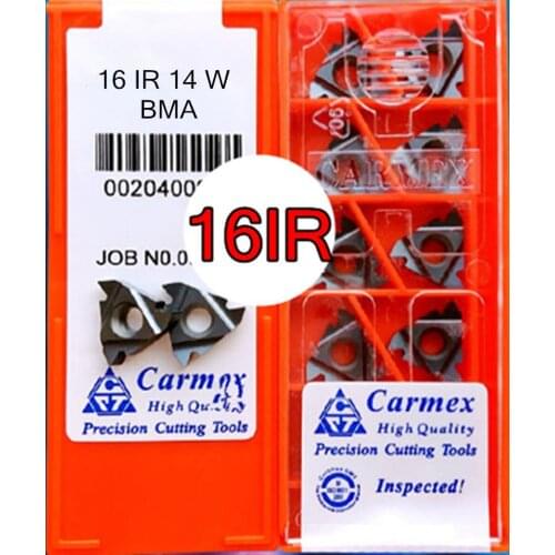 16IR 14W BMA 10pcs Carmex Carbide insert Processing: stainless steel and alloy steel, etc