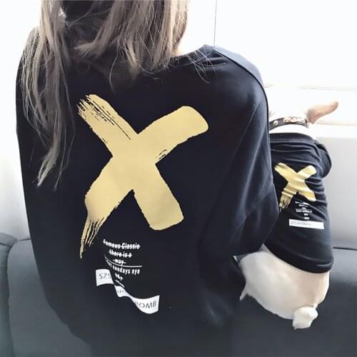 2021 Pet Clothes Cat Dog Clothes For Dogs Fashion Parent-Child Dog Clothing Hoodie Coat Jacket Sweater Pet Costume For Dogs