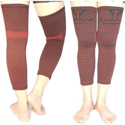 5pairs/lot Good Quality Tourmaline Magnetic Fabric Knee Pad Protective Long Knee Support