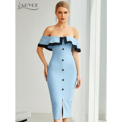 ADYCE Summer Dresses With Buttons