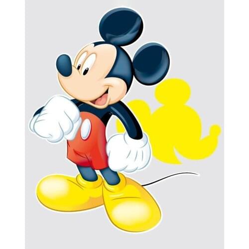 Disney DIY 5D Round Full Diamond Mosaic Painting Cross Stitch Mickey Mouse Diamonds Embroidery Square Drill Home Decoration
