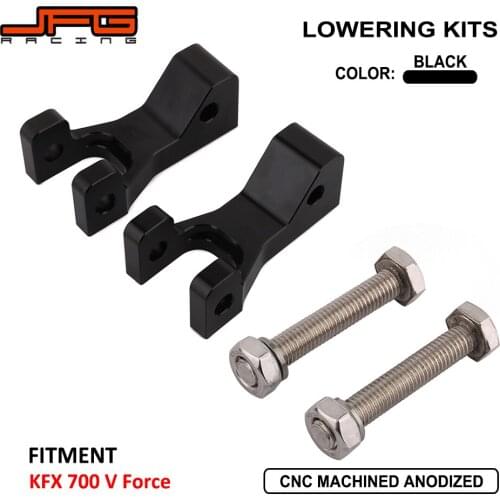 ATV Front 3.5" Lowering Adapter Aluminum Adjustable Kit For Kawasaki KFX 700 V Force KFX700 V KFX700V