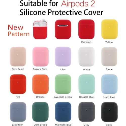 Soft Silicone Cases For Apple Airpods 1/2 Protective Case Bluetooth Wireless Earphone Cover For Apple air pods Charging Box Bags