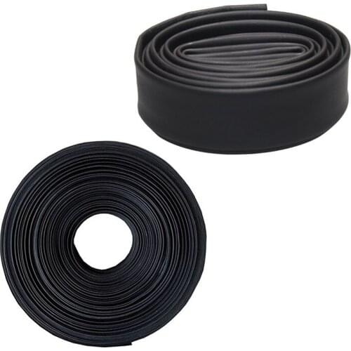 2 Pcs Black Heat Shrink Tube Electrical Sleeving Car Cable/Wire Heatshrink Tubing Wrap, 5MM & 2.5MM