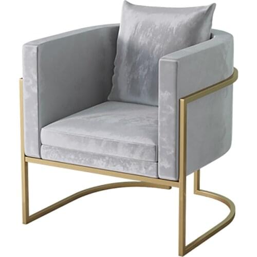 Sofa Single Sofa Modern Fashion Nail Clothing Store Wrought Iron Sofa Chair