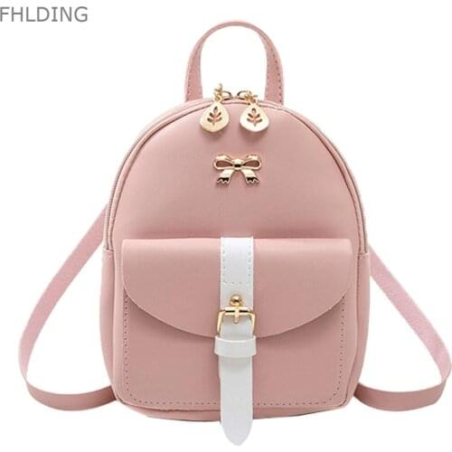 Женские кожаные рюкзаки FHLDING China At AliExpress