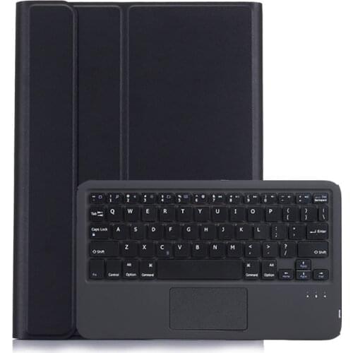 Magnet PU Leather Case with Detachable Bluetooth Keyboard for Samsung Galaxy Tab S7 Touch Keyboard 2020 T870 T875 Keyboard Case