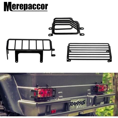 Metal Side light cover Tail lamp cover Headlight cover Protective Shell for TRAXXAS TRX-4 G500 TRX6 G63 TRX4 Upgrade Parts