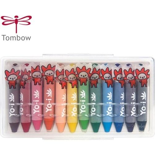 Tombow Yo-i Water-based Childrens Crayon Set Extruded Painting Graffiti Oil Painting Stick Hand-painted Primary School Students