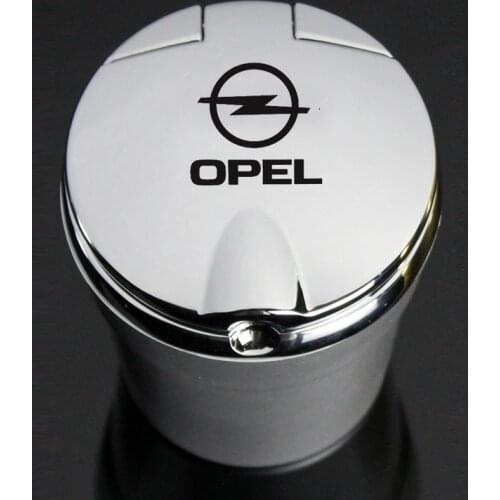 For OPEL Vauxhall Astra H Insignia J Vectra C Corsa Car Ashtray With Logo Creative Personality Car Supplies With 1Pcs Led Ligh