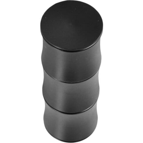 Durable Plastic Pool Cue Joint Snooker Stick Connector Two-Piece Cap Black