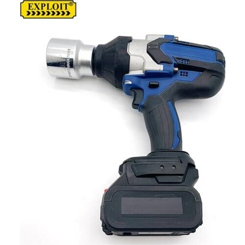 Professional Industry Lithium Battery Avaiable Speed 1000 NM Rechargeable Electric Cordless Impact Wrench Set For Sale