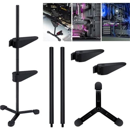 Adjustable Video Card Holder Stand Double Layer Graphics Card Water Cooling Protection Support Jack Bracket Computer