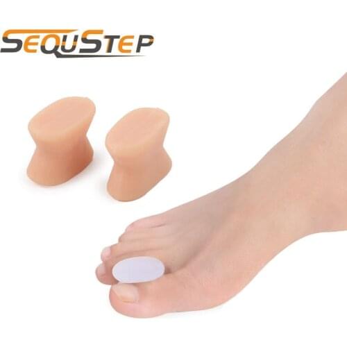 Sequstep Silicone Gel Toe Spacer Hallux Valgus Toe Separators Stretchers Corrector Bunion Splint Straightener Foot Care Tool