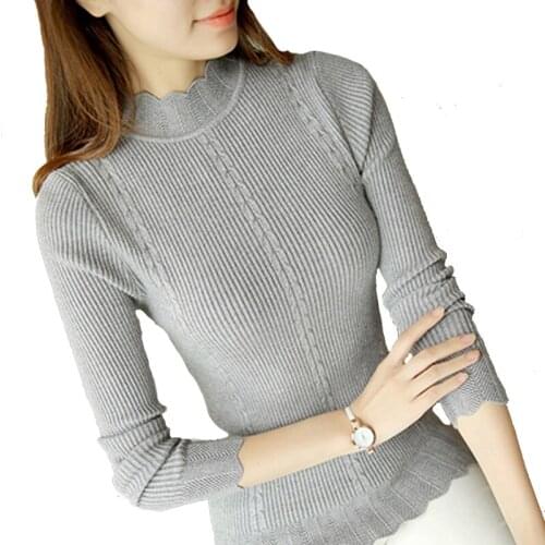 Sweater Women Knit Pullover Women Sweaters Long Sleeve Jumper Autumn Winter Fashion Clothing