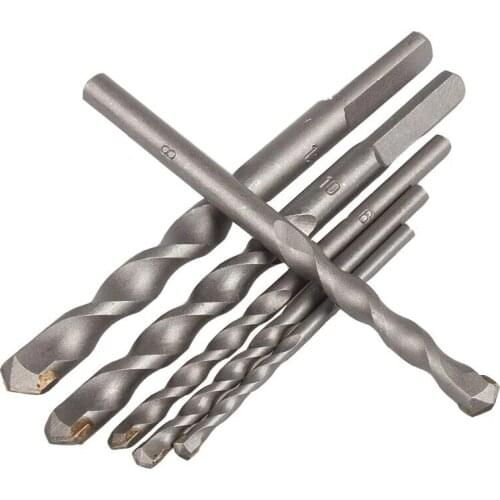 Impact drill cement concrete wall drill Construction drill 9 pcs quality tungsten steel drill