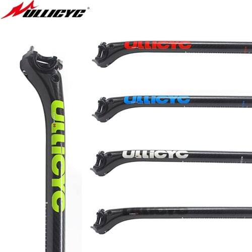 Ullicyc 5 Colors Available Logo Sticker Seatpost Mountain/Road Bike 3K Gloss Full Carbon Fibre Bicycle Seatposts Bicycle Parts