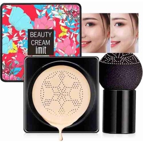 Mushroom Head Air Cushion CC Cream Natural Moisturizing Foundation Concealer Whitening Oil-control Makeup BB Cream Cosmetics