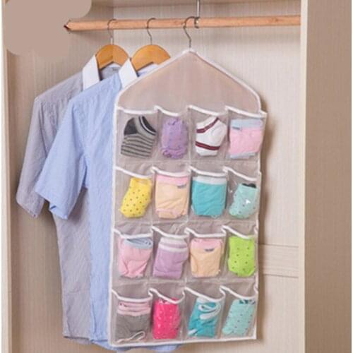 Clear Over Door Hanging Bag Rack Hanger Storage Organizer High Quality Polyester