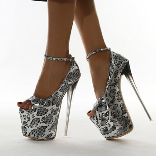 New Womens Stiletto Hengtian High Heels Pumps Sexy Hate Day High Serpentine 19cm High Heel Fish Mouth Shoes Dress Wedding Shoes