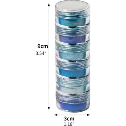 97QE 1 Set Cosmetic Grade Pearlescent Mica Powder Epoxy Resin DIY Dye Pearl Pigment