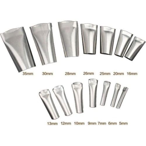 14PCS Stainless Steel Caulking Nozzle Applicator Finishing Tool Glue Mouth Perfect Caulking Finisher Scraper Grout Tool Parts