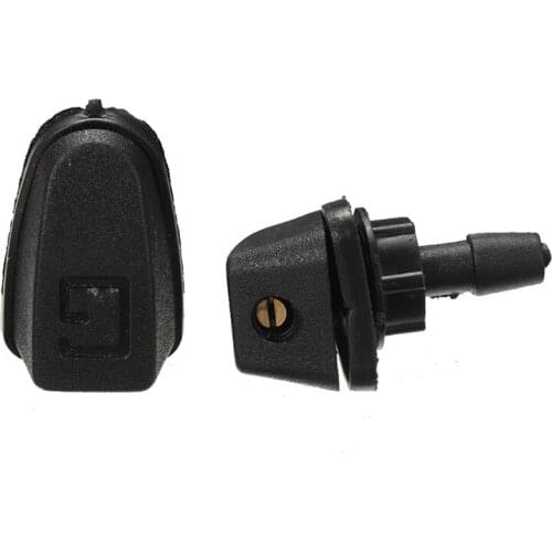 2pcs Car Auto Front Windscreen Washer Jet Nozzles Water Fan Spout Cover Washer Outlet Wiper Nozzle Tool Accessories
