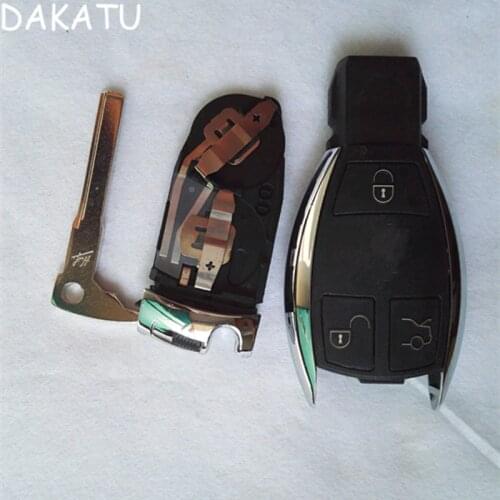DAKATU 3 Buttons Remote Car Key Shell Cover Case For Benz W203 W210 W211 AMG W204 C E S CLS CLK CLA SLK Smart Key Key Shell