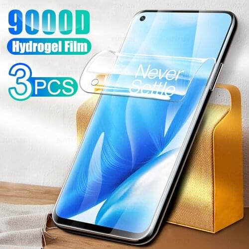 3Pcs Full Cover Soft Hydrogel Film For OnePlus Nord N200 5G Screen Protection For One Plus N 200 6.49" 2021 Protector Not Glass