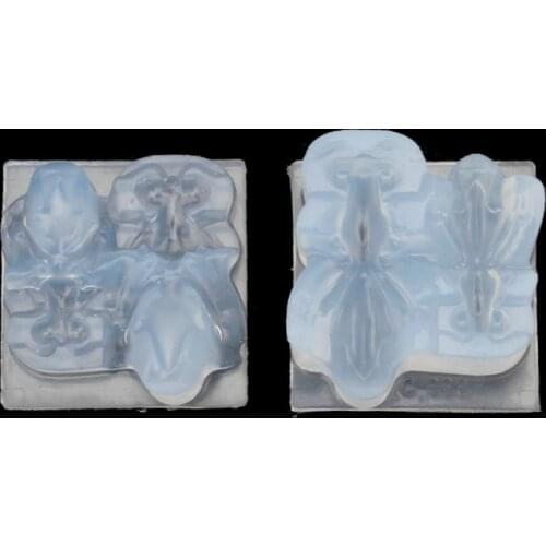 3D Vivid Goldfish Pendant Silicone Mold Resin Casing Craft Jewelry Making Tools