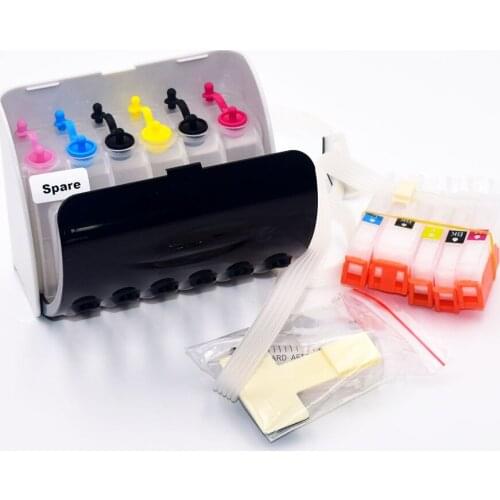 5 Color PGI-170 CLI-171 Ciss Ink Supply System for Canon PIXMA MG6180 MG5710 TS5010 TS6010 Printer