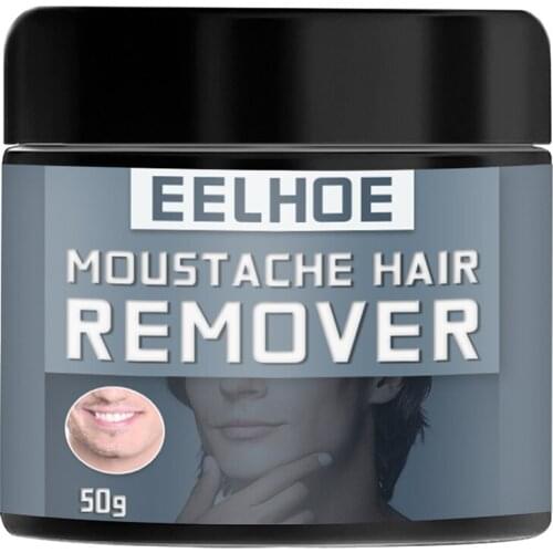 50g Painless Hair Remove For Mens Beard Moustache Removal Cream Remover Pain-free Shaving Hair Wiped Off
