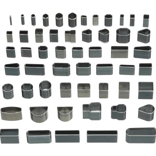 55 pcs/set Leather Hole Hollow Punch Cutter Set DIY Tools for Handmade Polymer Clay Leather Craft Phone Holster