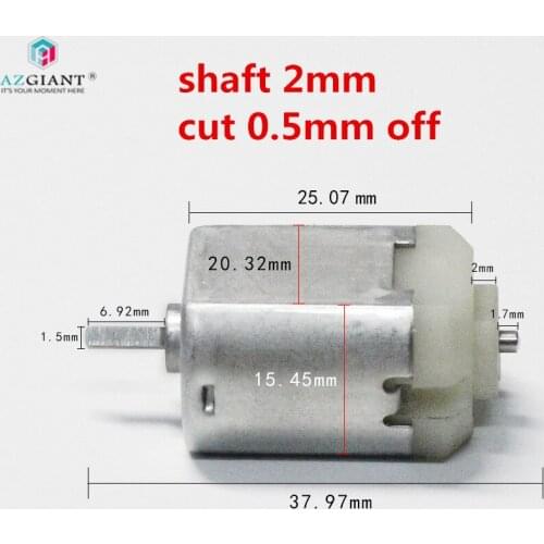 7mm D Shaft Cut FC140 Car Door Motor Flat Shaft Rear View Mirror Folding Motor, Steering Angle Stopper Motor for Toyota Honda