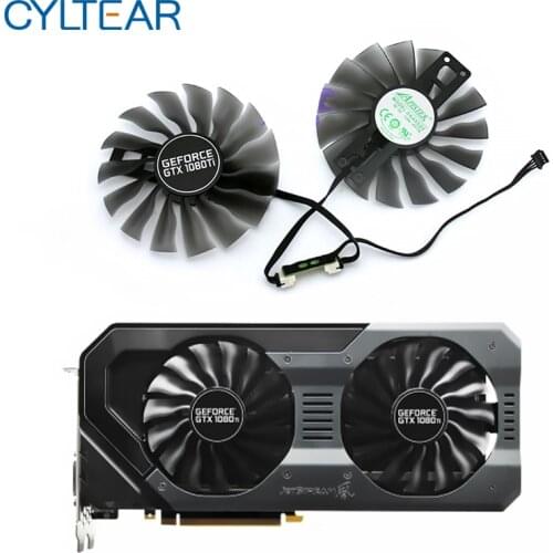 95MM FD10015H12S GAA8S2U Fan GTX 1080Ti GTX1080 Ti GPUCard Cooler For Palit EMTek GTX1080Ti Jetstream VGA Card Cooling Fan