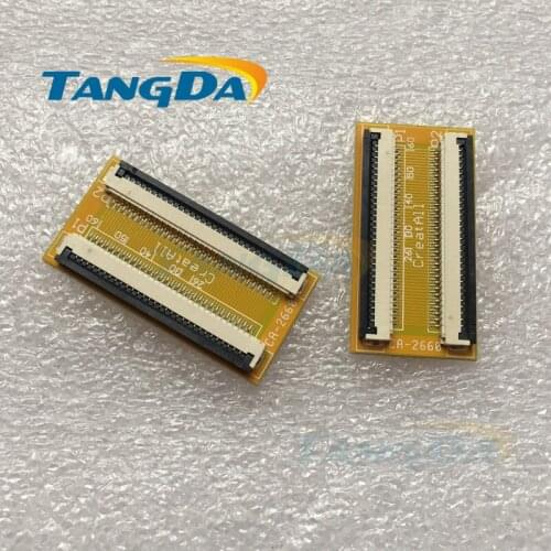 Tangda FPC 30P adapter plate 30PIN connector pitch spacing 1mm FPC connector 1.0 mm PCB A