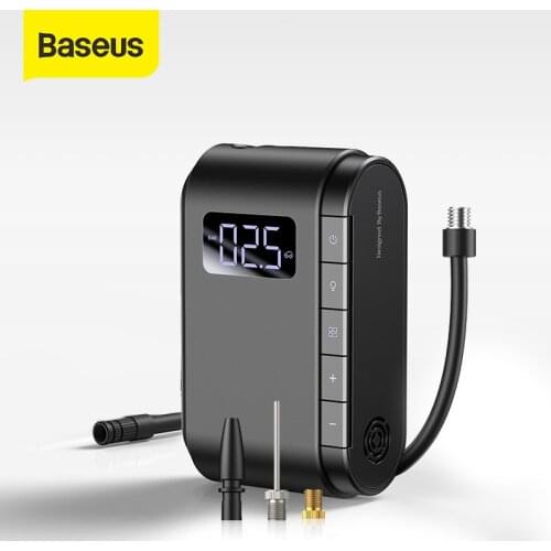 Baseus Wireless Inflatable Pump Portable Electric Air Pump For Car Motorcycle Bicycle Tire Inflator Smart Car Air Compressor