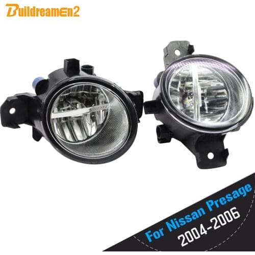 Buildreamen2 2 Pieces Car 4000LM H11 LED Lamp Right + Left Fog Light Daytime Running Light 12V For Nissan Presage 2004 2005 2006