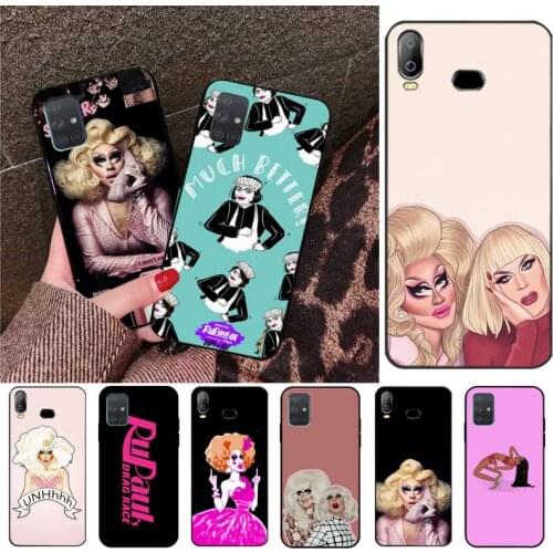 CUTEWANAN RuPauls Drag Race Black Soft Phone Case For Samsung Galaxy A01 A11 A31 A81 A10 A20 A30 A40 A50 A70 A80 A71 A91 A51