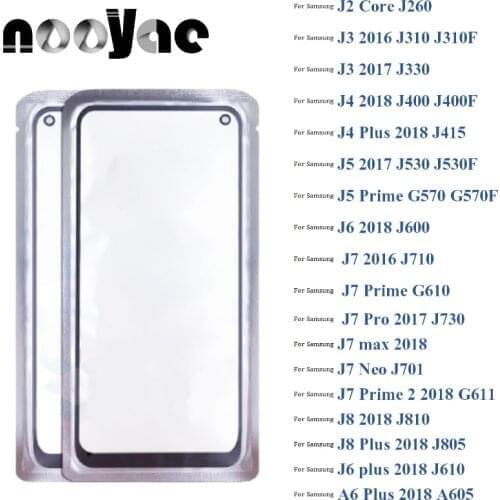 For Samsung Galaxy J2 J3 J4 J5 J6 J7 J8 A6 Plus Prime Pro Max 2016 2017 2018 Digitizer LCD Sensor Touch Screen Glass lens + OCA