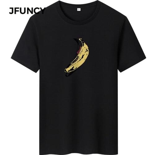 JFUNCY 2021 Summer Oversized T-Shirt Men Tee Tops T-Shirt Fashion Print Short Sleeve T-Shirts Loose Casual Men T-Shirt Top Tee