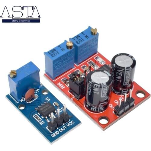 NE555 Pulse Frequency Duty Cycle Adjustable Module 10kHz -200kHz Square Wave Signal Generator For Arduino DIY Kit Stepper Motor