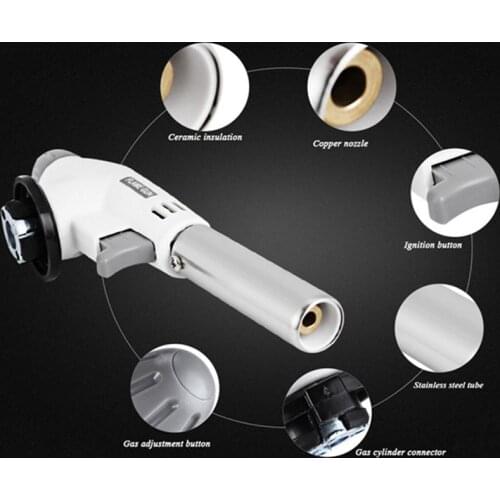 Style Outdoor Camp Barbecue Kitchen Baking Ignition Cartridge Flame Burner Lighting Ceramic Core Spray Lance