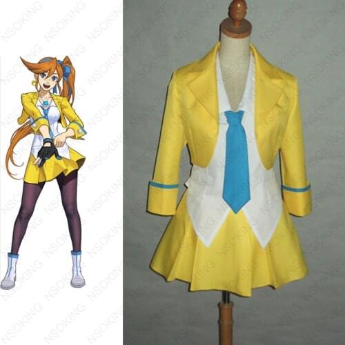 Customized From Anime Phoenix Wright Ace Attorney Athena Cykes Cosplay Costume Whole Set