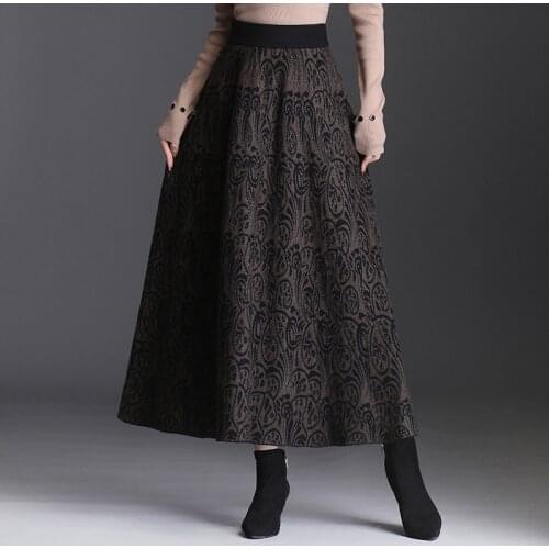 KUANGNAN Women's Knitted Skirts