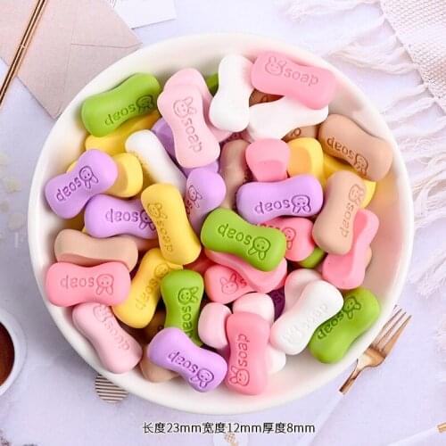 7pcs Dollhouse Miniature 1/12 Scale Mini Bathtub or Soap Pretend Play Doll House Furniture Decoration Accessories Toys