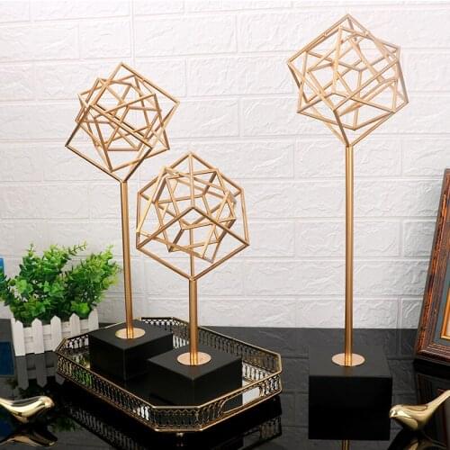 Northern European Minimalist Crafts European Model Home Decoration Light Luxury Modern Living Room Club Home Soft Decorations