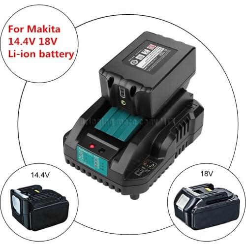 NEW Li-ion Battery Charger 4A fast Charging Current for Makita 14.4V 18V BL1830 Bl1430 BL1415 BL1850 Power tool and 1A charger