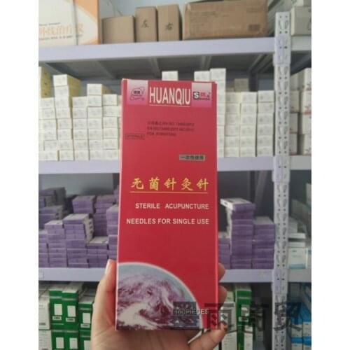 Huanqiu disposable sterile acupuncture needle 0.30/35/40*100/125/150mm long needles body massage elongated needls