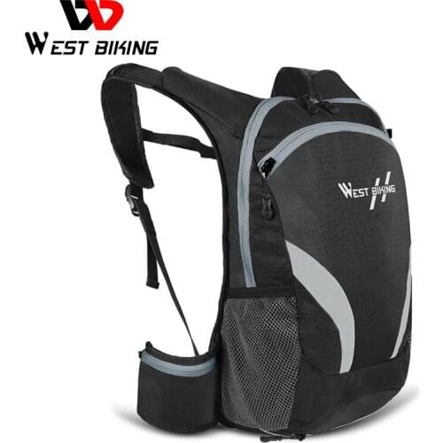 WEST BIKING 15L Portable Bicycle Bag Helmet Storage Breathable Bike Bag Run Outdoor Sport Climbing Hiking Cycling Backpack MTB